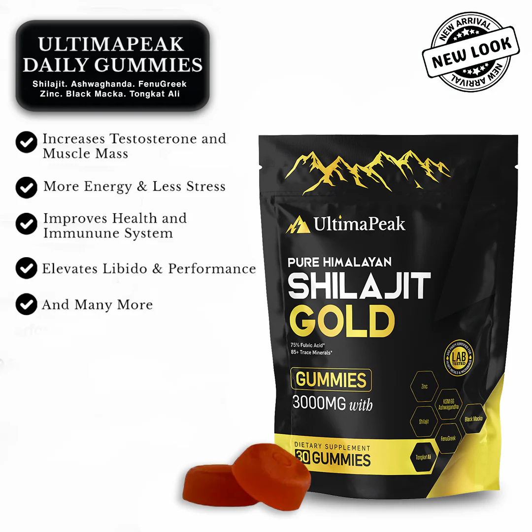 ULTIMAPEAK™ Pure Shilajit Gummies (NEW)
